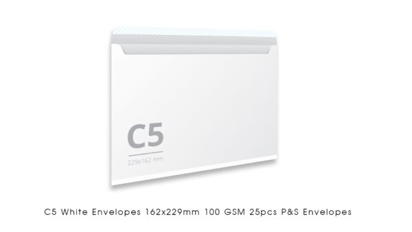 c5 white envelopes