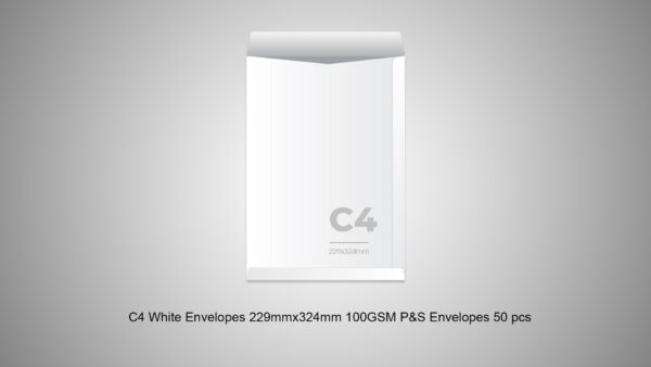c4 white envelopes