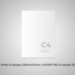 c4 white envelopes